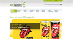 Desktop Screenshot of cupconcept.de